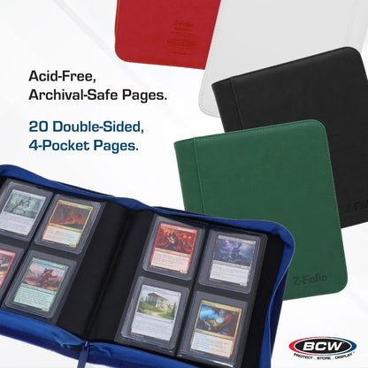 Z-Folio 4-Pocket LX Album - Toploaders - BCW