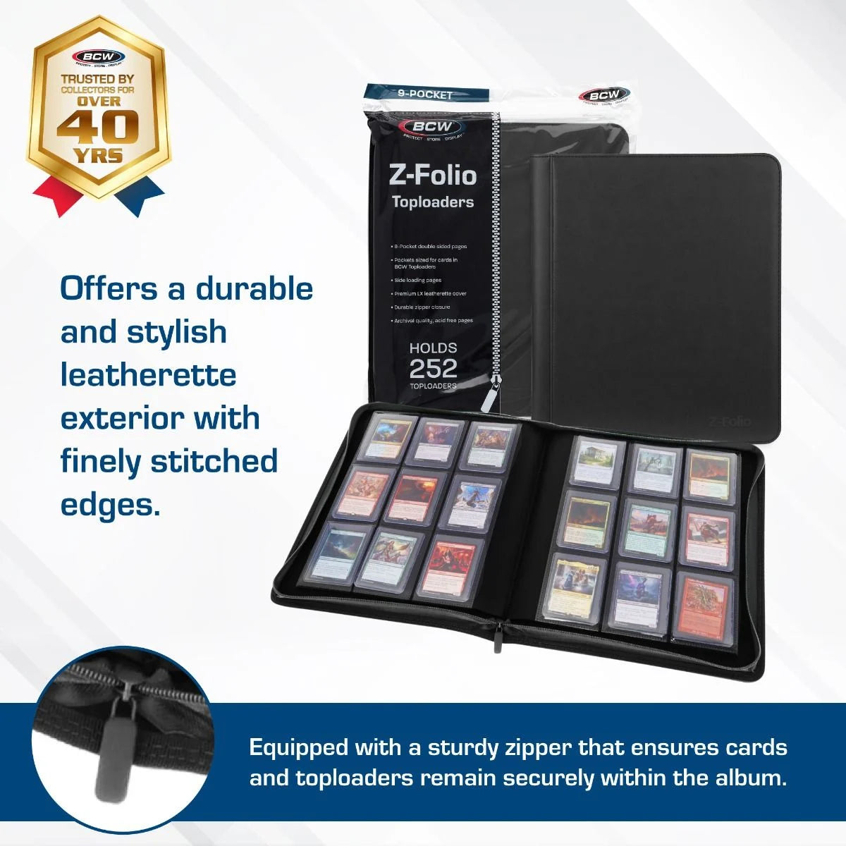Z-Folio 9-Pocket LX Album - Toploaders