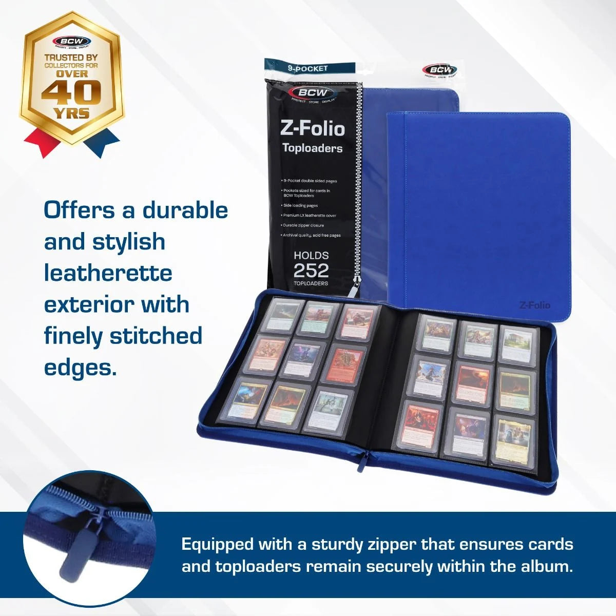 Z-Folio 9-Pocket LX Album - Toploaders