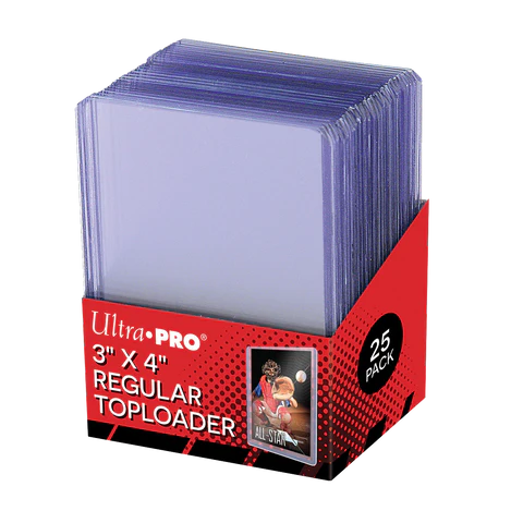 3" x 4" Clear Regular TOPLOADER® Sleeves (25ct) for Standard Size Cards - Ultra Pro