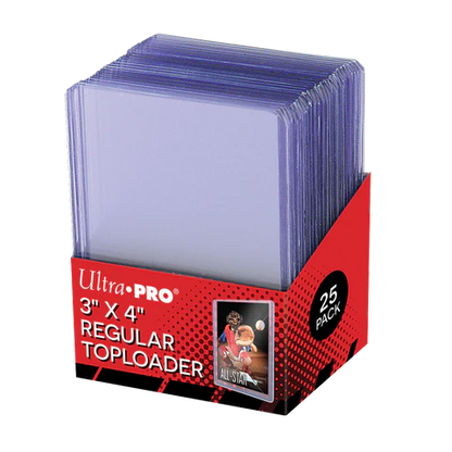 3" x 4" Clear Regular TOPLOADER® Sleeves (25ct) for Standard Size Cards - Ultra Pro