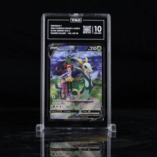 Serperior V - Silver Tempest #TG13 - TAG GEM MINT 10