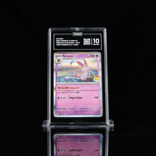 Sylveon - 2025 Pokemon Day Stamp #040/131 - TAG GEM MINT 10
