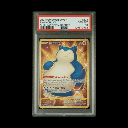 Snorlax - Chilling Reign #224/198 - PSA GEM MINT 10