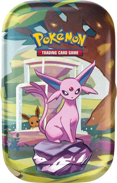 Prismatic Evolutions Mini Tin